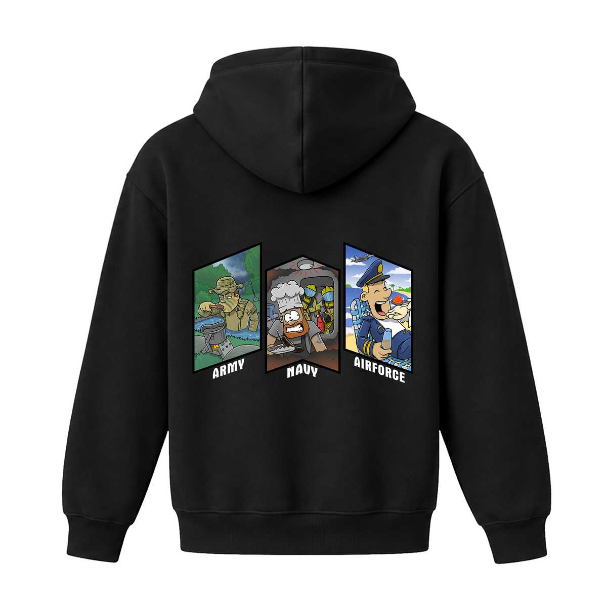 Defence Rations Humour Unisex Hoodie