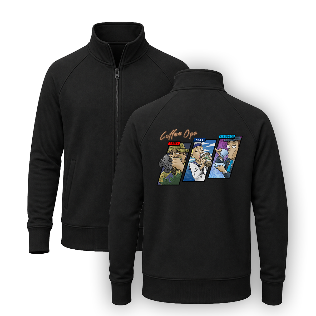 Coffee Ops Zip-up Jackets