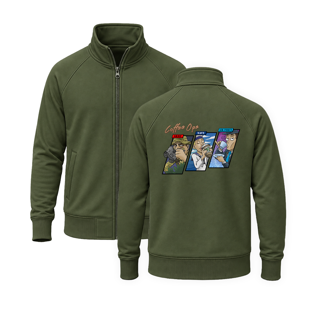 Coffee Ops Zip-up Jackets