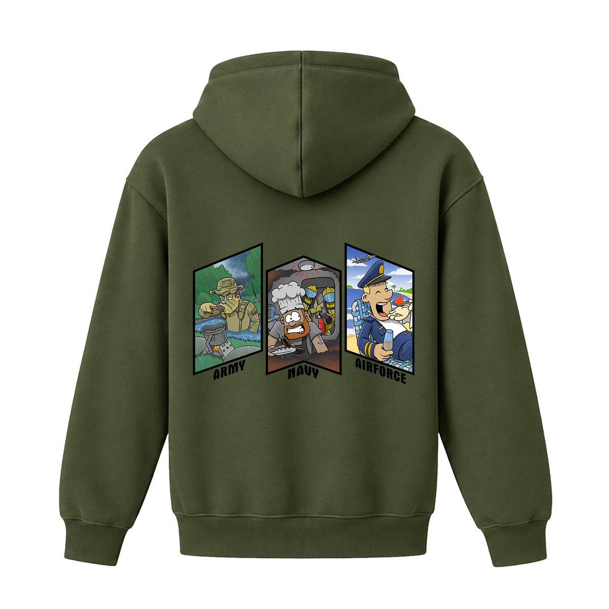 Defence Rations Humour Unisex Hoodie