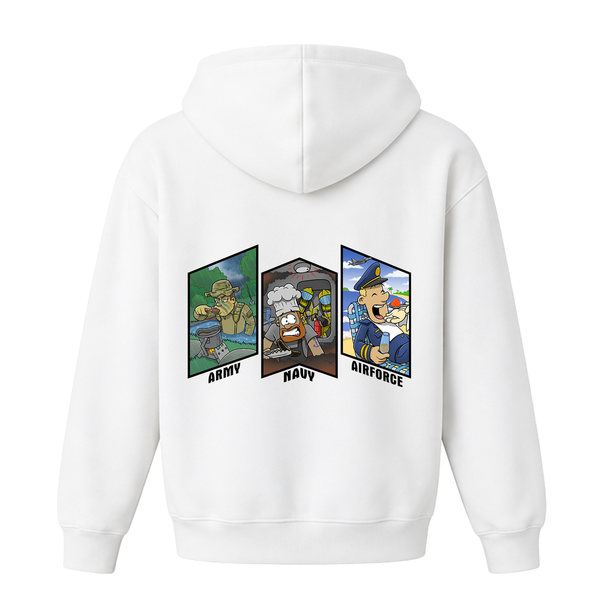 Defence Rations Humour Unisex Hoodie