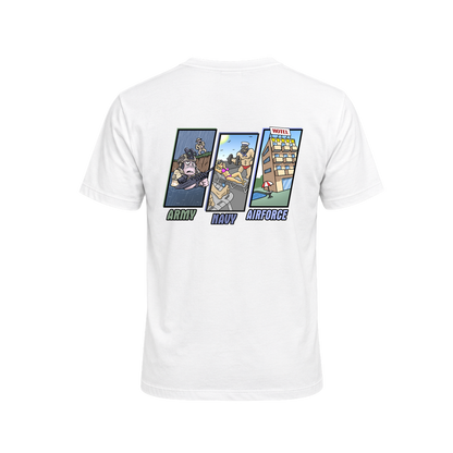 Army Vs Navy Vs Airforce T-Shirt (Unisex)