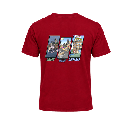 Army Vs Navy Vs Airforce T-Shirt (Unisex)